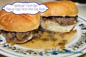 Super Easy Hamburger French Onion Dips ~ Homeketeers #Recipe #Dinner #Soup Super Easy Hamburger French Onion Dips ~ Homeketeers #Recipe #Dinner #Soup